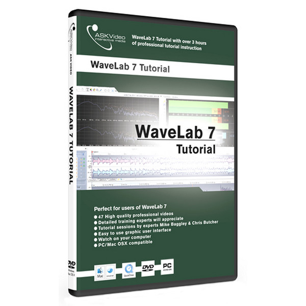 ASKVideo WaveLab 7 Tutorial DVD