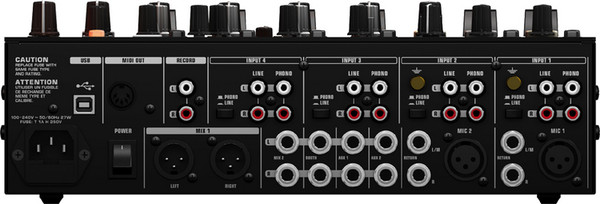 DISC Behringer NOX606 DJ Pro Mixer at Gear4music