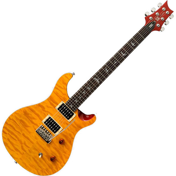 DISC PRS SE Custom 24 25th Anniv. Guitar, Vintage Yellow + FREE Gift at  Gear4music