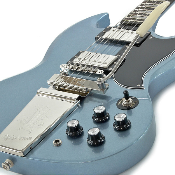 DISC Epiphone SG G-400 Electric Guitar, Pelham Blue at