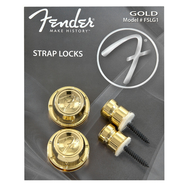 Fender Strap Locks, Gold