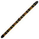 Fender Black, Yellow and Brown Mono Strap