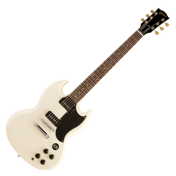 Gibson SG Special, 60s Tribute, Worn White at Gear4music