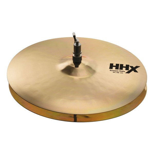 Sabian HHX 14'' Groove Hi-Hat Cymbals, Brilliant Finish - main image