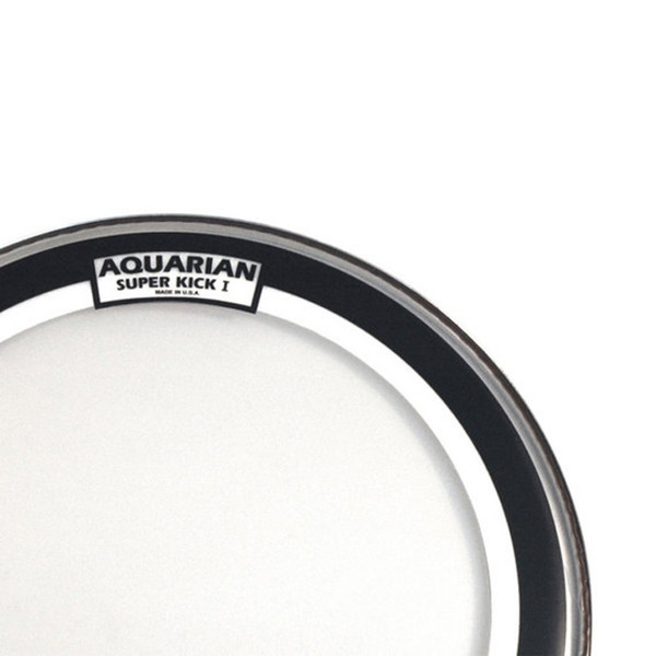 Aquarian Super Kick I Single Ply Clear 18" Bass Drum Head