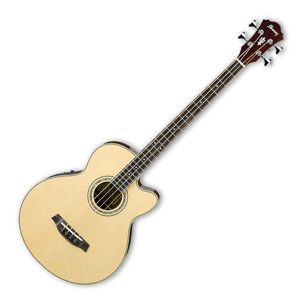 Ibanez AEB10E, Electro Acoustic Bass Guitar, Natural