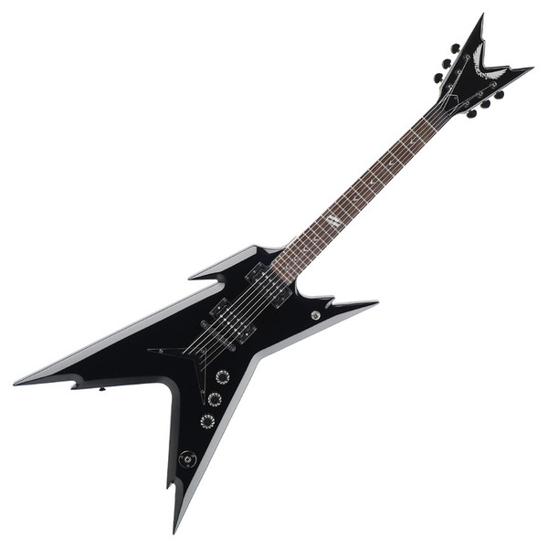 Dean Razorback DB Electric Guitar, Classic Black