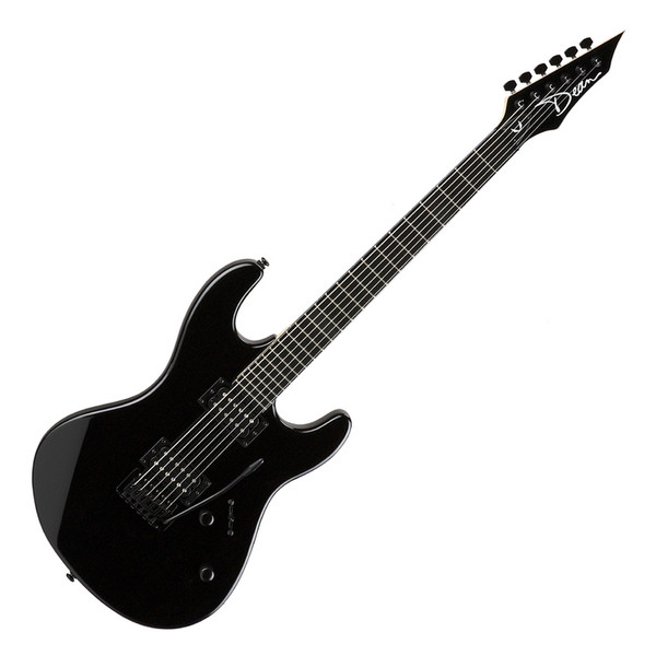 Dean Custom Zone Electric Guitar, Classic Black