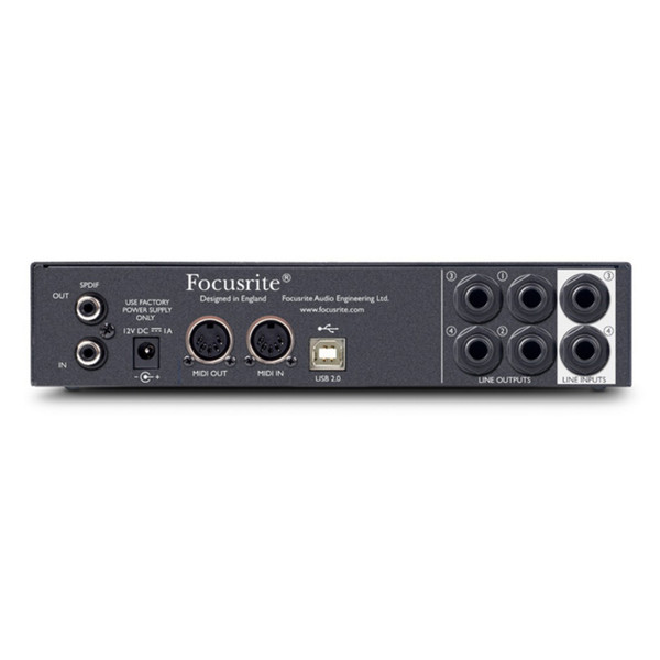 Focusrite Scarlett 8i6 USB Audio Interface at Gear4music