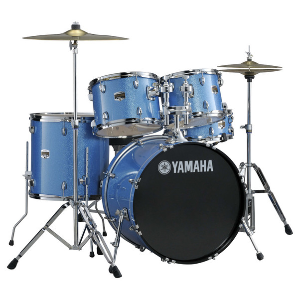 Yamaha Gigmaker Drum Kit, 22" Rock, Blue Ice Sparkle