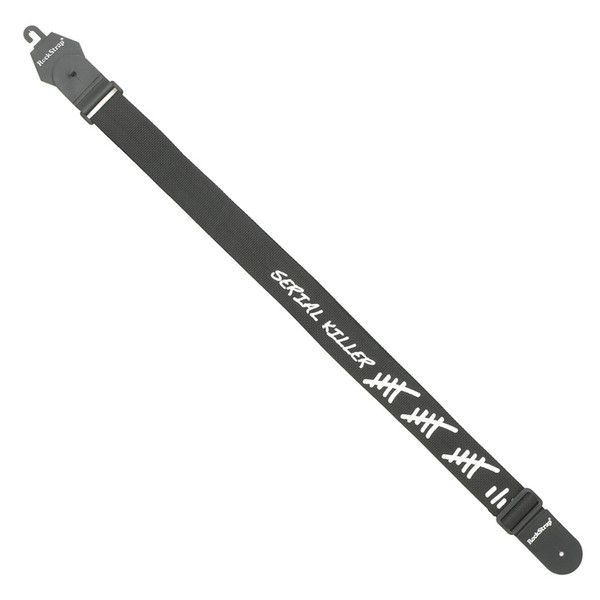 Nylon Rockstrap Killer Bass Guitar Strap, Black