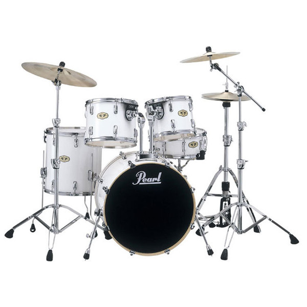 Pearl Vision VML Maple Rock Drum Kit & Hardware, Glacier White