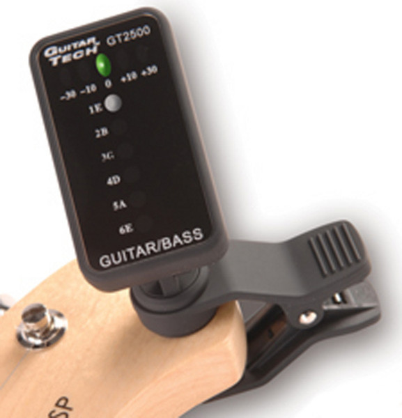 Guitar Tech Clip On LED Guitar/Bass Tuner