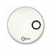 Aquarian Classic White Gloss 22'' Ported Bass Drum Head