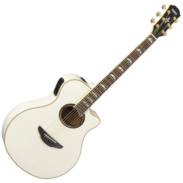 Yamaha APX1000 Electro Acoustic Guitar, White