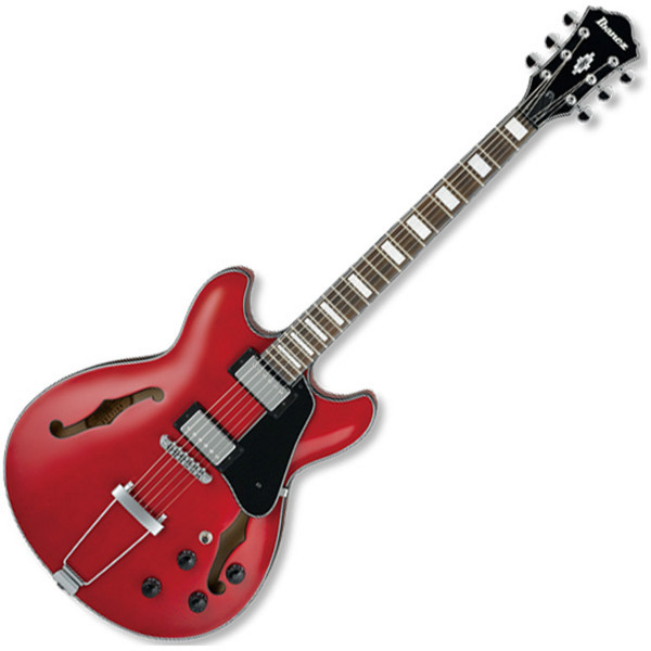 Ibanez AFS80 Semi Acoustic Hollow Body Guitar, Trans Red