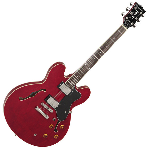 Tanglewood Signature '59 Archtop Electric Guitar, Cherry Gloss