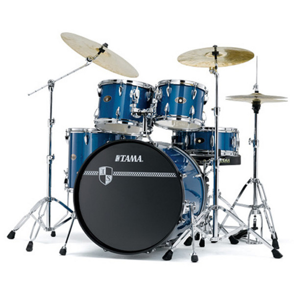 Tama Imperialstar 22" Rock Drum Kit, Ocean Blue Metallic