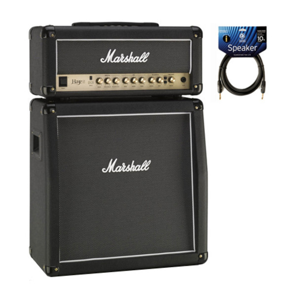 Marshall Haze MHZ15 Amp Head & Cabinet Half Stack Bundle