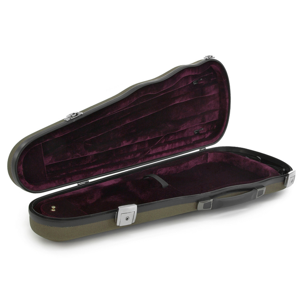 Custodia Doppia Per Violino/Viola Yinfente - 4/4 - 17 Pollici, Carbonio, Rigida, Impermeabile
