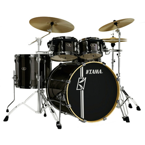 Tama Superstar Hyperdrive Drum Kit, Hairline Metallic Black