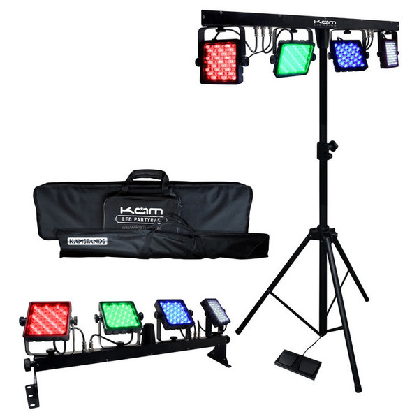 KAM LED PartyBar Portable Lighting Package