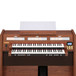 Roland C-330-DA Classic Organ, Dark Oak Finish front