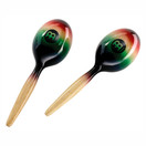 Meinl Traditional Wood Maracas, Multi Colour