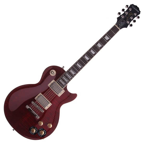 Epiphone Les Paul Tribute Plus Electric Guitar, Black Cherry