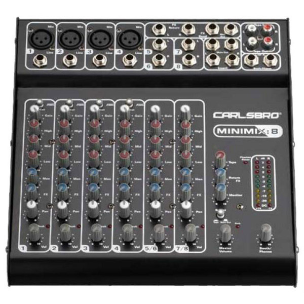 Carlsbro MINIMIX 8 Compact Audio Mixer