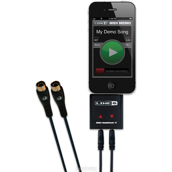 Line 6 MIDI Mobilizer II for iPhone 4 and iPad main
