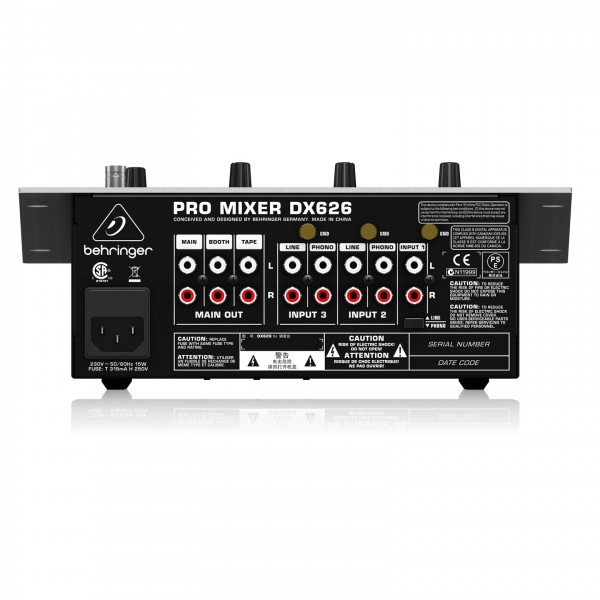 DJミキサー PRO MIXER DX626 Amazon.com: Behringer Pro Mixer Dx626 Professional 3-Channel