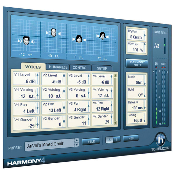 TC Helicon Harmony 4 Powercore