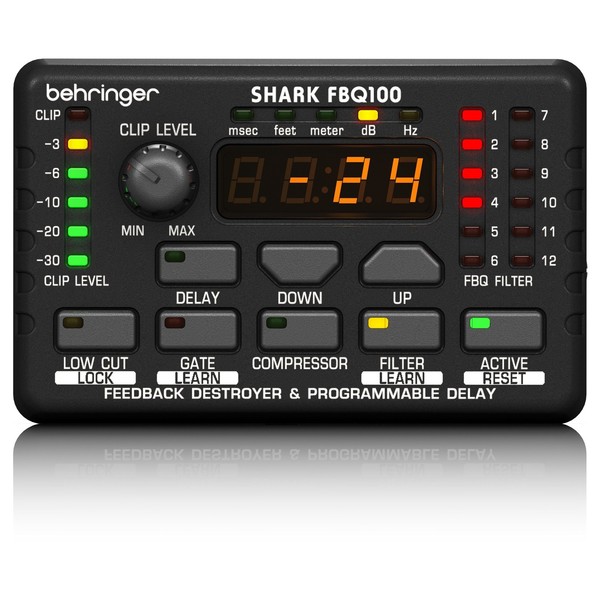 behringer SHARK FBQ100 フィードバックデストロイヤー DISC Behringer FBQ100 Shark Feedback Destroyer at Gear4music