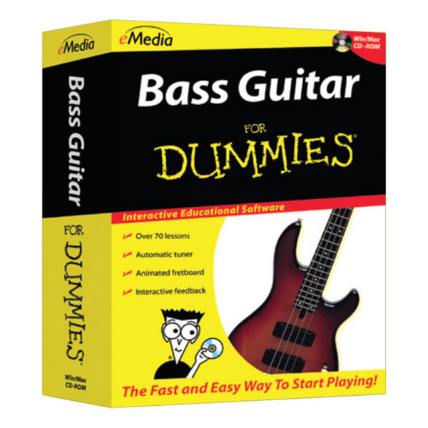 Bass Guitar For DUMMIES, With eMedia CD Rom