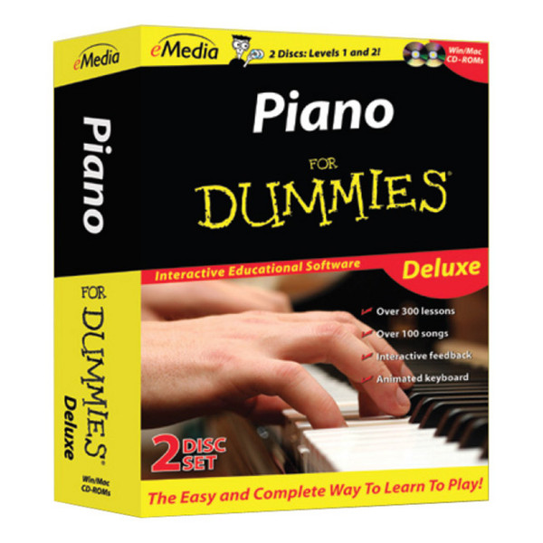 Piano For DUMMIES, Deluxe With eMedia CD Rom