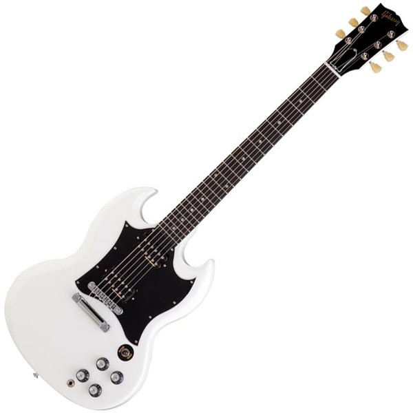 DISC Gibson SG Special, Limited with Dirty Fingers, Alpine White