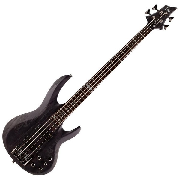 ESP LTD B334 Active Series Bass Guitar, Stain Black