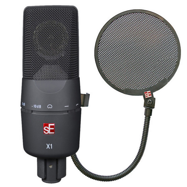 sE Electronics sE-X1 Mic & 2 FREE Metal Pop Screens