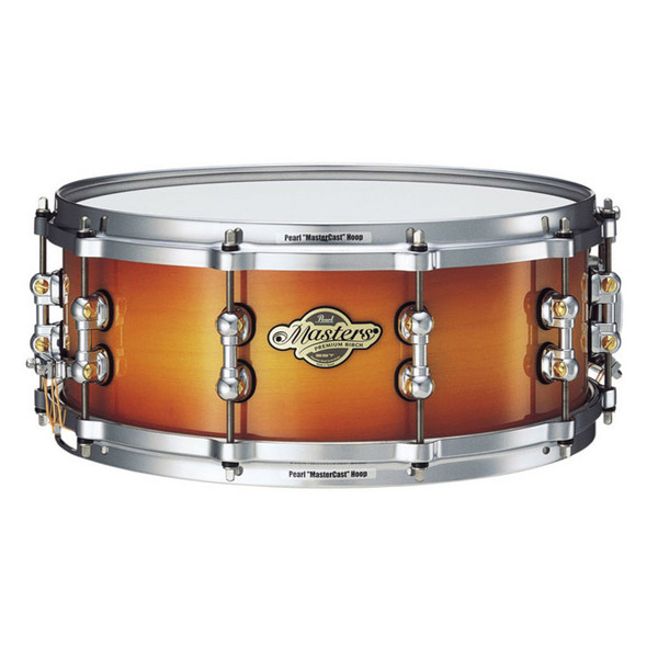 Pearl Masters Premium Snare Drum, 14" x 6.5", Sapphire Sunburst