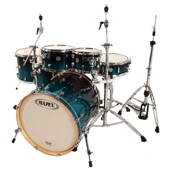 Mapex Meridian Birch 22" LA Fusion Sapph. Fade, Free Floor Tom