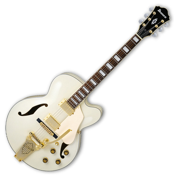 Ibanez Artcore AF75 Guitar, Ivory