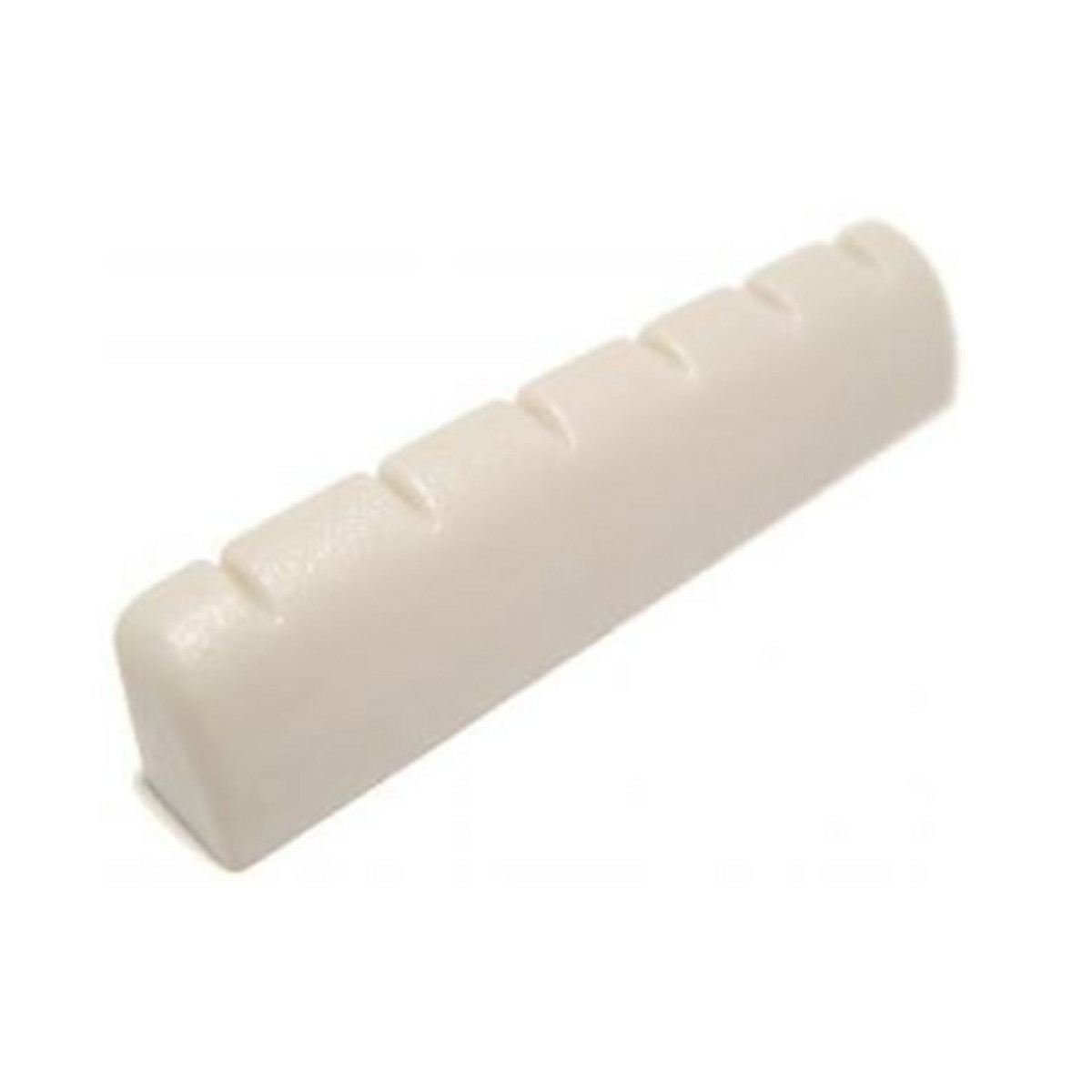 Chevalets De Guitare Acoustique En ébène – Lot De 6, Pré-fendus, Incrustation Point Blanc 3 Mm