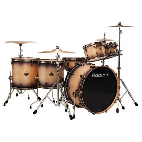 Ludwig Epic - Euro - Natural Black Burst