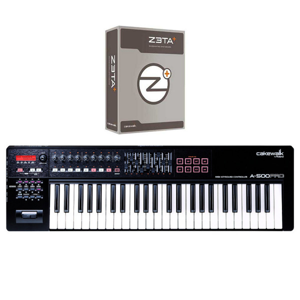 Cakewalk by Roland A-500 Pro USB MIDI Keyboard & Cakewalk Z3TA Synth