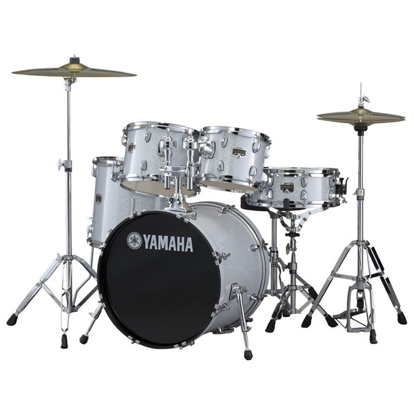 Yamaha Gigmaker Drum Kit, 20" Fusion, Silver Sparkle