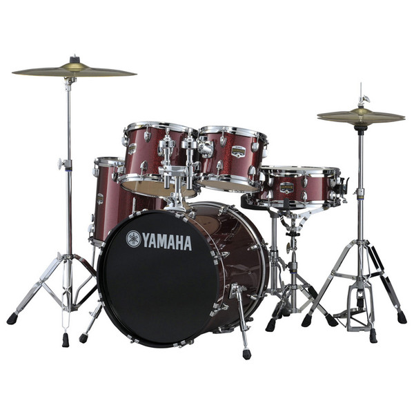 Yamaha Gigmaker Drum Kit, 20" Fusion, Burgundy Sparkle