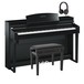 Yamaha Clavinova CSP 170 Digital Piano Pack, Polished Ebony