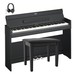 Yamaha YDP S52 Digital Piano Package, Black Walnut