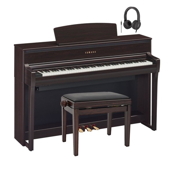 Yamaha CLP 675 Digital Piano Package, Rosewood